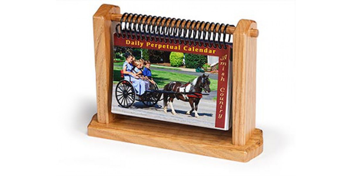 Wooden Holder for Perpetual Calendar