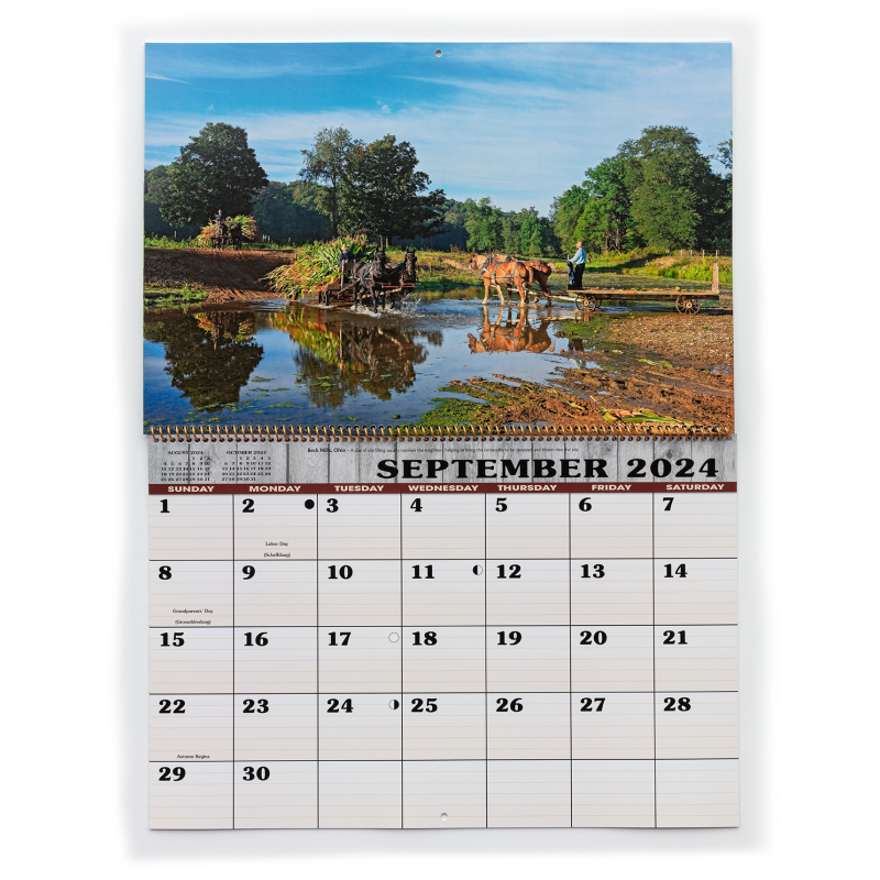 Amish Country 2024 Calendar