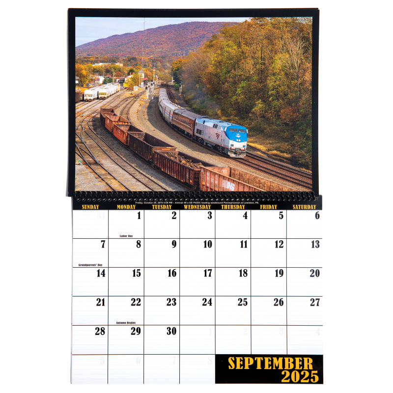 Calendar 2025 Trains 